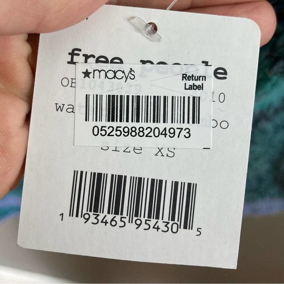 NWT Free People Cowl Neck Sweater Waterfall Combo Extra Small - Picture 10 of 10